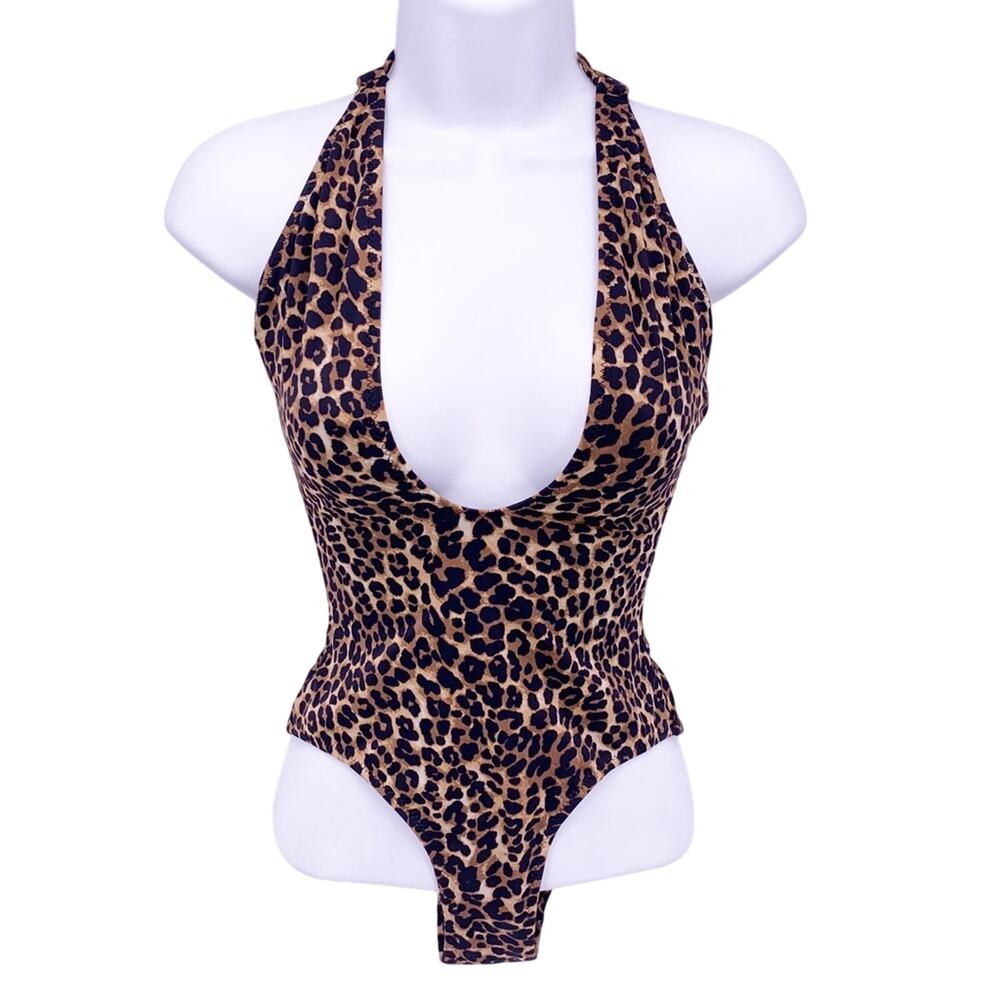 ASOS Cheetah Print One Piece Bathing Suit Size 6